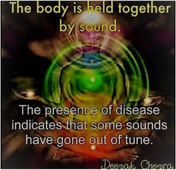 sound holds the body